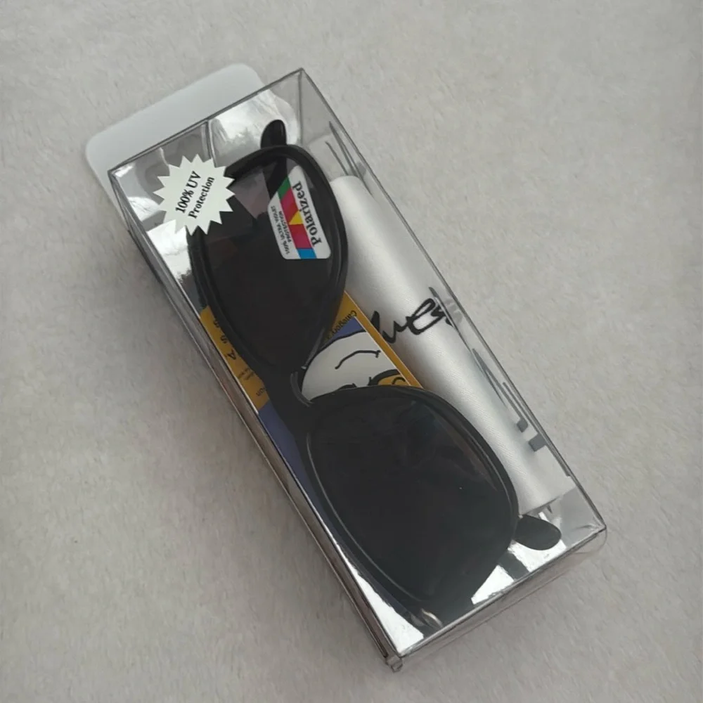 {NWT} JBanz | Classic Wayfarer Polarized Unisex Kids Sunglasses Black (4-10Y) - Picture 2 of 14